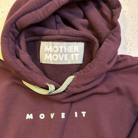 Mother Move It Collection Womens Logo Whip It Hoodie Loungewear Size Medium - Picture 8 of 8